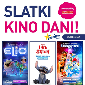 Slatki kino dani u CineStaru